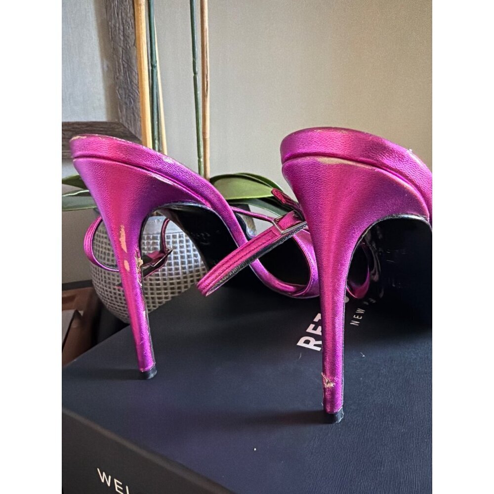 retrofete Cindy Slingback Heel Metallic Pink Womens Size 39 US 8 - Picture 14 of 16